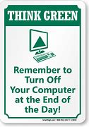 Image result for Turn Off Computer Sign