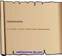 Image result for faldamenta