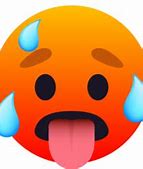 Image result for Samsung Emoji Hot Face