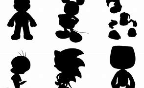 Image result for Cartoon Character Silhouette