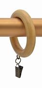 Image result for Wooden Clip On Curtain Rings