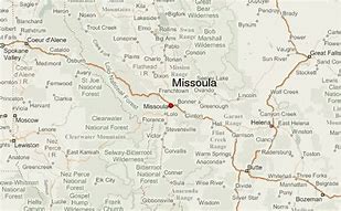 Image result for Missoula Montana City Map