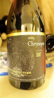 Image result for M Chapoutier Collioure Chrysopee Blanc Bila Haut