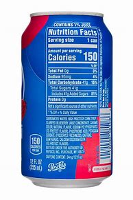 Image result for Pepsi Ingredients Label
