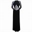 Image result for Floor Length Black Velvet Dress