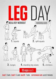 Image result for Leg Workout Plan