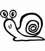Image result for Snail Cartoon Black and White