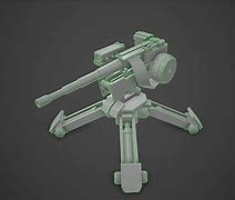 Image result for Machine Gun On Turret with Shield