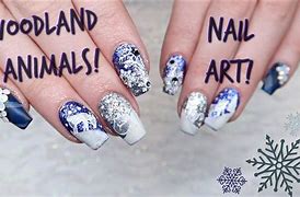 Image result for Winter Animal Nail Art