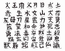 Image result for Chinese Symbols Tattoo Fonts