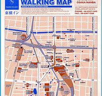 Image result for Map of Interesting Places in Osaka Japan