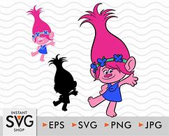 Image result for Poppy Trolls SVG