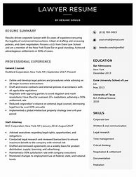 Image result for Sample Profile for Attorney Resume