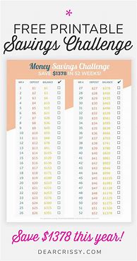 Image result for 10 Dollar Savings Challenge