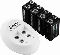 Image result for 9V Rechargeable Battery Compact