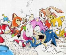 Image result for Sonic Tickles Amy Rose