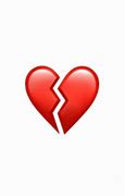 Image result for Red Broken Heart Emoji Transparent