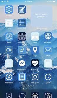 Image result for Blue Home Screen