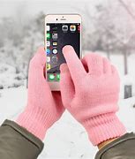 Image result for Winter Gloved Hand Holding iPhone