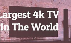 Image result for Biggest TV with No Photo
