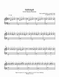 Image result for Hallelujah Piano Sheet Music Jeff Buckley Free
