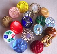 Image result for Colourful Vintage Glass Buttons