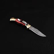 Image result for Damascus Folding Knife