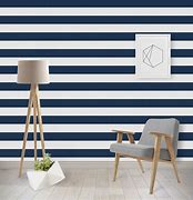 Image result for Images Room with Horizontal Striped Wallpaper