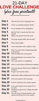 Image result for The Day Love Dare Challenge List