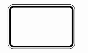 Image result for Blank Road Sign Clip Art Black and White