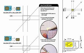 Image result for Nano Sim Teplate