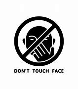 Image result for Don't Touch Face Clip Art