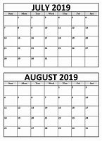 Image result for July to August Calendar