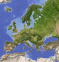 Image result for Europe Relief Map