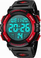 Image result for Men's Red LED Watch