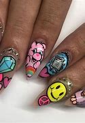 Image result for 90s Nail Designs