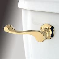 Image result for Toilet Flush Handle Polished Brass