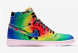 Image result for Air Jordan 1 Rainbow