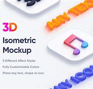 Image result for Isometric Mockup in Graphic Design