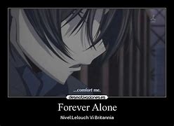 Image result for Forever Alone Anime Meme