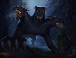 Image result for Cerberus Percy Jackson