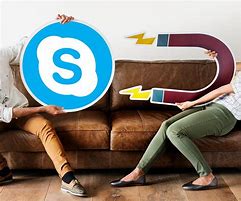 Image result for Skype Icon New White Blue