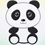 Image result for Cute Panda Face Drawing Easy