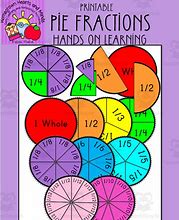 Image result for Fraction Pie Charts Printable