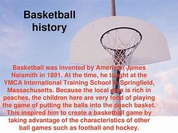 Image result for History of Basketball Summary