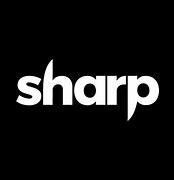 Image result for sharp logos black and white