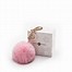 Image result for Fluffy Pink Keychain