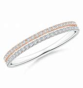 Image result for Rose Gold Two Tone Wedding Band