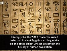 Image result for Egyptian Hieroglyphics Facts