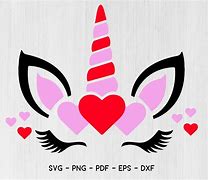 Image result for Valentine Unicorn SVG